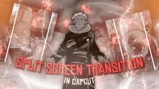 Split screen Transition Tutorial🔥| in Capcut 