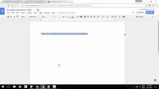 Convert text to all CAPS and work with Google Keep in Google Docs