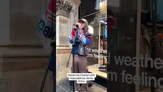 James Arthur - Impossible - Busking cover by Kieran the chanter #cover