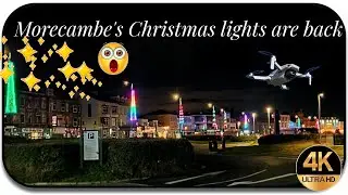 🎄🎄 The Christmas street lights down Morecambe seafront are back 🎅🎅