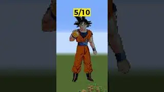 Goku PIXEL ART - DRAGON BALL MINECRAFT 🔥