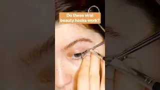 Do these viral beauty hacks work? #beauty #skincare #makeuphacks