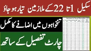Scale Wise salary increase of Government Employees  Full Details