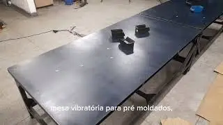 Mesa Vibratória para pré moldados de concreto ou gesso
