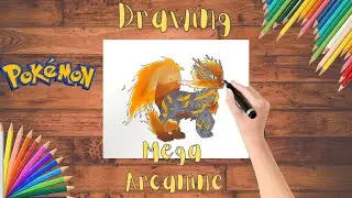 Drawing Mega Arcanine  | How much can I progress???