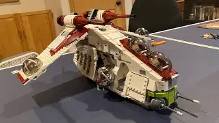 Lego Classic Republic Gunship Build! (#75021)