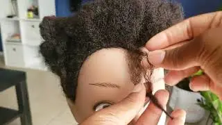 How to do starter locs with the interlocking technique in | 2020