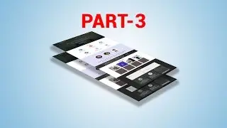 PSD Template Design with Bootstrap Grid Layout One Page Template in Photoshop CC Part 3 Bangla