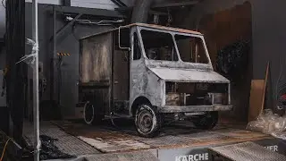 Rebirth of the van. Start - cleaning in the Karcher laboratory!