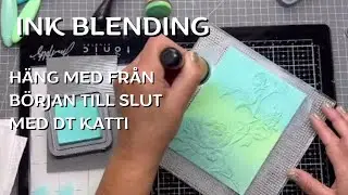 Ink blending a card