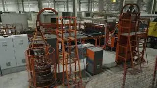 Mesh welding machine with the possibility of welding openings(автомат для  сварки сеток с проемами)