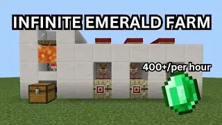 INFINITE & EASY Emerald Farm In Minecraft 1.21(Bedrock/Java/MCPE/Xbox) 