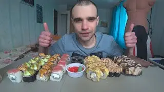 МУКБАНГ РОЛЛЫ / ЗАПЕЧЕННЫЕ / ТЕМПУРА / СЛАДКИЕ РОЛЛЫ / ЧИЗКЕЙК/ ОБЖОР / EATING Mukbang ASMR АСМР 먹방