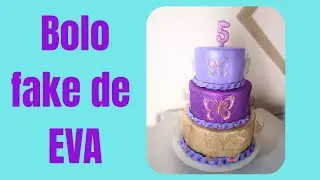 How to make a fake EVA cake / Fake cake #fakecake #fake