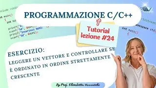 VETTORE CRESCENTE o no? in C/C++ | lezione 24