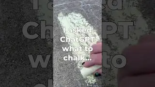 ChatGPT told me to chalk Grogu from the Mandalorian, so I did!  😁  How’d I do? 