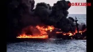 Petrol tankerinin patlaması ve yayılan petrol sızıntısı