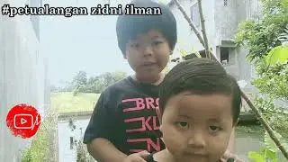 SERU PETUALANGAN ZIDNI,ILMAN MAIN KE SAWAH BELAKANG RUMAH