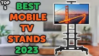 5 Best Mobile TV Stand 2023 | Top 5 Rolling TV Stands in 2023