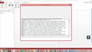 Importing Text Files into MS Access