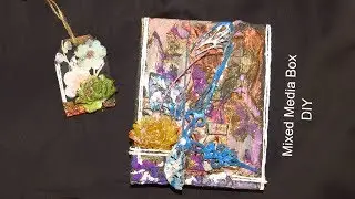 Mixed Media Box оформление подарка для мужчины