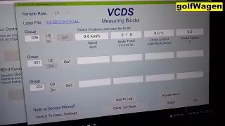 VCDS brake switch test /DTC 16955/