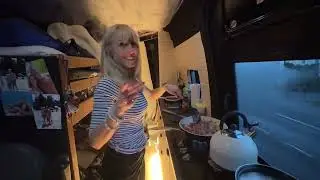VANLIFE PARKUP MEAL COOKING! #vanlife