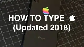   How To Type Apple Logo on iPhone and iPad with Keyboard Shortcut || THE TUBE THERAPY