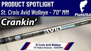 St. Croix Avid Series Walleye Spinning Rod - ASWS70MM - When To Use It
