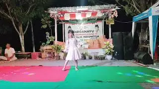 ADIK SHASYA PERFORM WAKTU ACARA 17 AN DI PERUMAHAN | BELLVA SHANUM