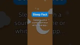 😴 Sleep Fact #sleepfacts #sleepbetter #shorts