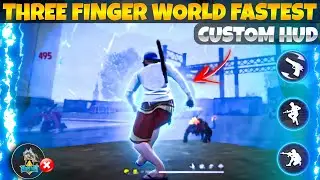 TOP 5 BEST CUSTOM HUD FREE FIRE 3 FINGER CLAW | BETTER THAN PC PLAYERS | THREE FINGER CUSTOM HUD