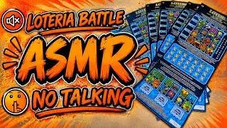 ASMR (no talking) 6x Loteria Azul vs Super Loteria (tomorrow) Texas Lottery Scratchers 