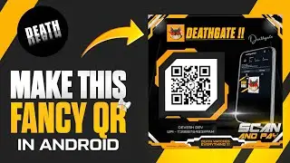 Make this Fancy QR Background in android | Picsart app | 