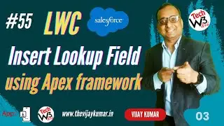 55 - How to insert lookup field using database.insert in LWC | #lwc #salesforcetutorial