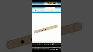 krishna flute with code #python #code #fun