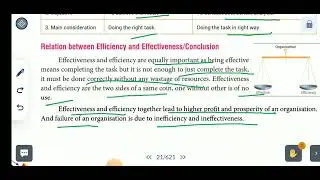 CLASS 12th BUSINESS STUDIES Ch1 Nature and Significance of Managements Exercise 1.1
