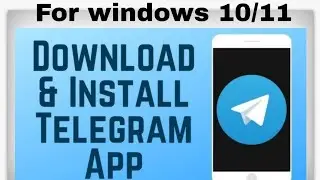 How to install telegram on windows 10/11 2023 || Hriant360
