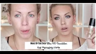 Make Up For Ever Ultra HD Foundation | First Impressions & Demo