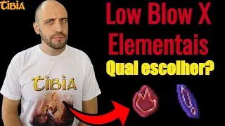 Tibia - Runa Elemental ou Low Blow? Que runa escolher?