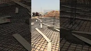 Raft concrete pouring in progress at one of our #houseconstruction sites