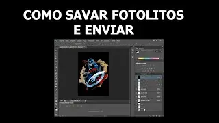 Como salvar fotolitos e enviar