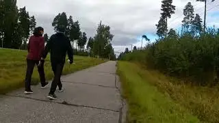 in year 2022 around 20 km happy strenuous outdoor Fatbiking in Eastern-Finland (muted).