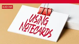 How to Use Notecards for YOUR Screenplay (One Way of Outlining Your Script)