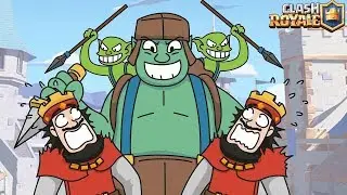 САМЫЙ НОВЫЙ МУЛЬТИК CLASH ROYALE! ГИГАНТСКИЙ ГОБЛИН CLASH ROYALE!