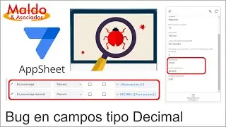 AppSheet Error en datos decimales
