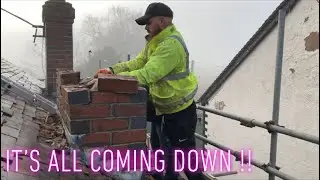 The House renovation Part 2 , Chimney Removal 😄