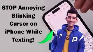 STOP Annoying Blinking Cursor on iPhone While Texting! | tips and tricks and features on iphone
