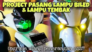 PROJECT PASANG LAMPU TEMBAK DI SPACY FI | Pasang lampu biled | pasang sein dajjal