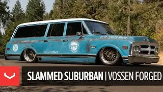 Slammed GMC Suburban on 3-Piece #Vossen ERA-3 Wheels | 503 Motoring